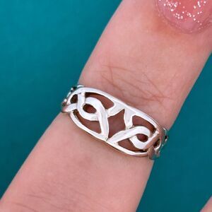 Celtic Shield Sterling Silver Toe Ring Adjustable